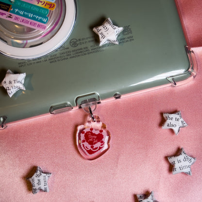 I'm Literary Just a Girl Cake Kindle Phone Charm