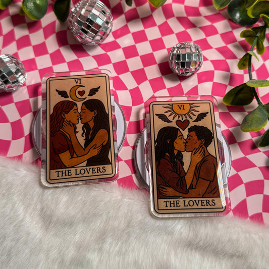 The Lovers Reader Tarot Magnetic Kindle Grip | MagSafe Kindle & Phone Grip