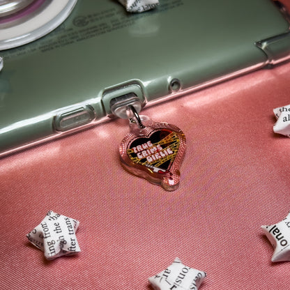 True Crime Girlie Kindle Phone Charm