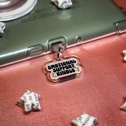 Emotional Support Kindle Phone Charm