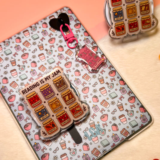 Reading Is My Jam Kindle Phone Magnetic MagSafe Grip