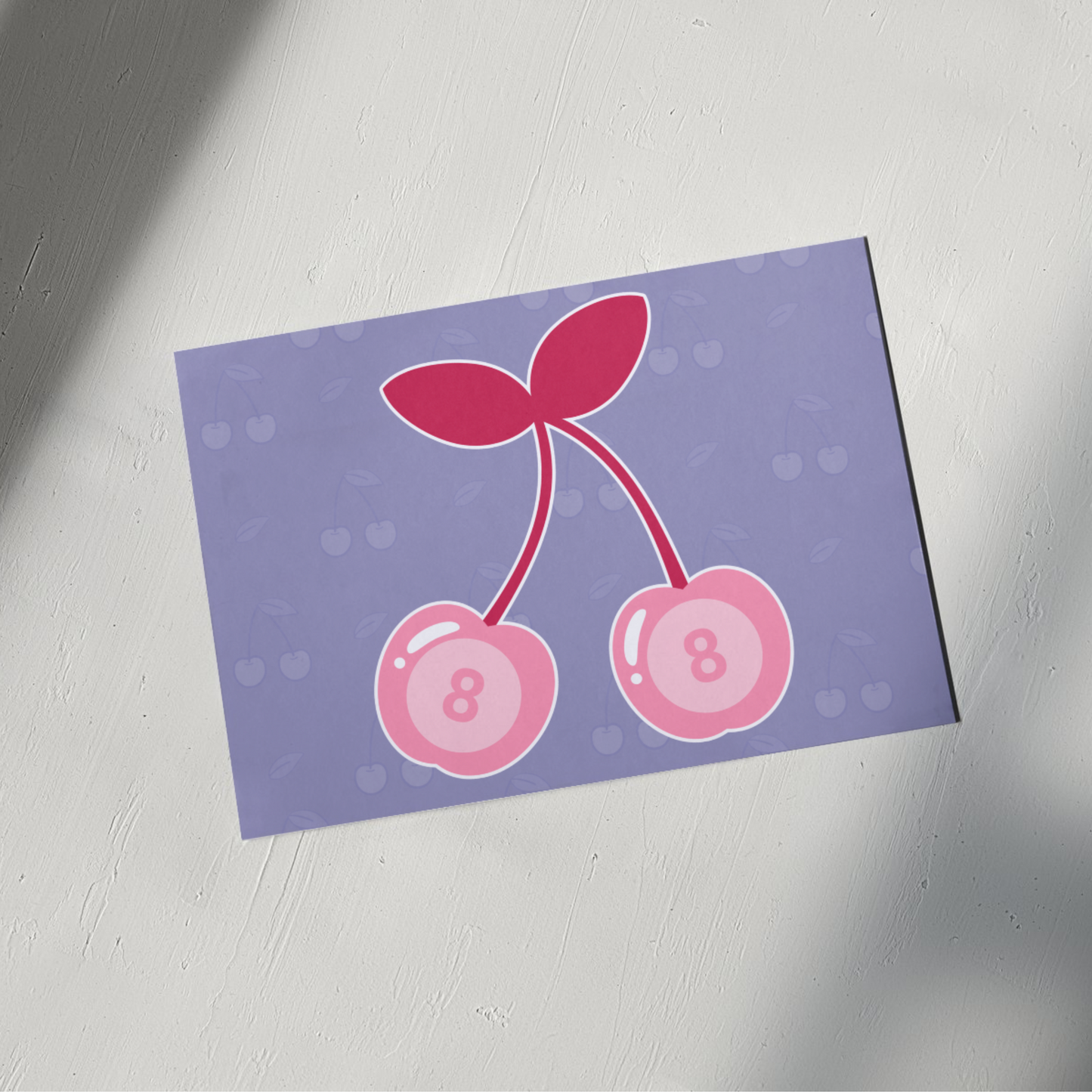 8 Ball Cherries Print