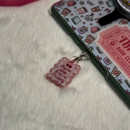 Buy Me Books And Tell Me I’m Pretty Coquettish Kindle Charm | Kindle & Phone Charm