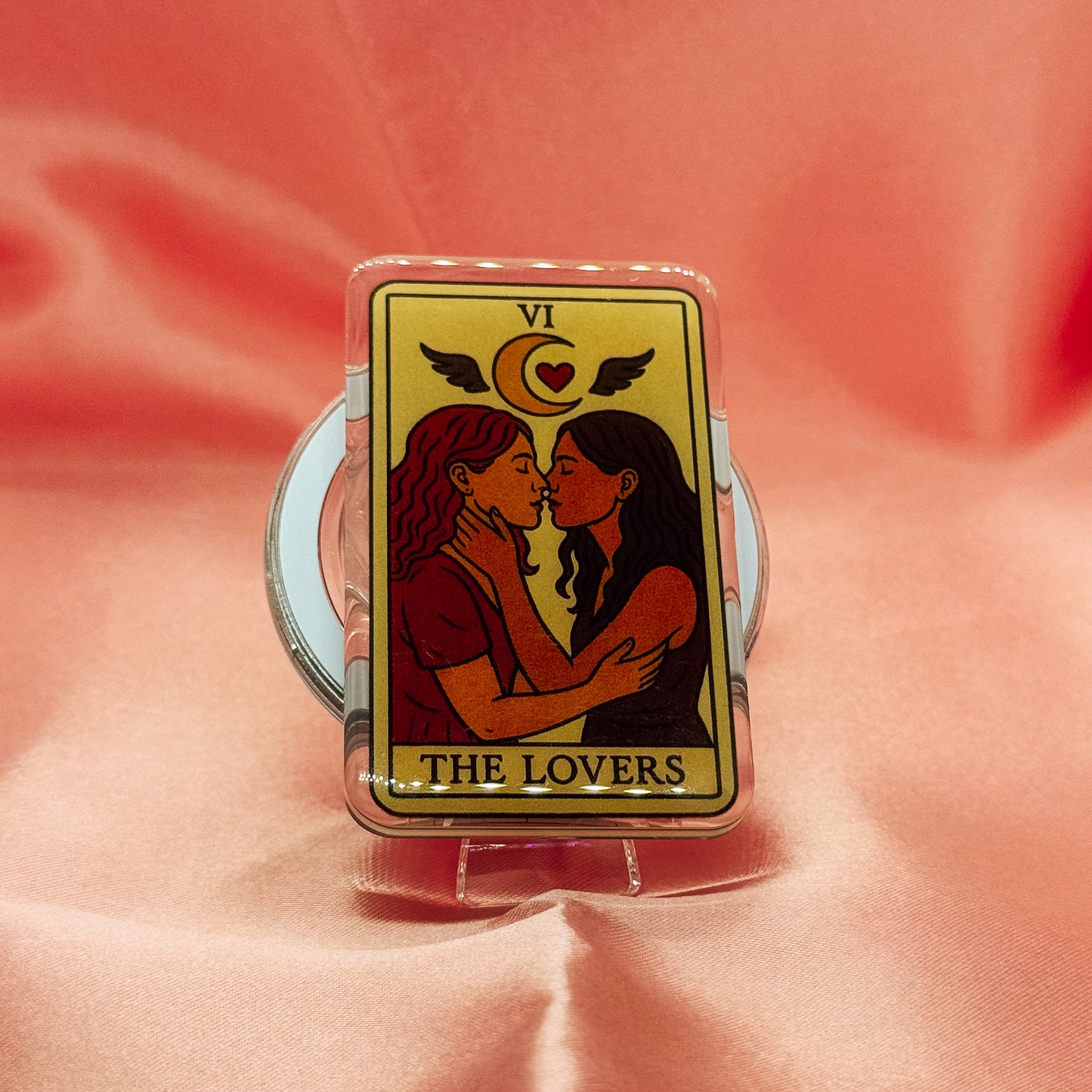 The Lovers Reader Tarot Kindle Phone Magnetic MagSafe Grip