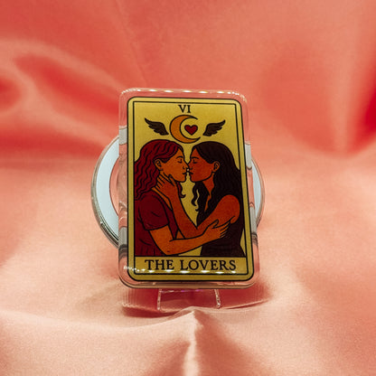 The Lovers Reader Tarot Kindle Phone Magnetic MagSafe Grip