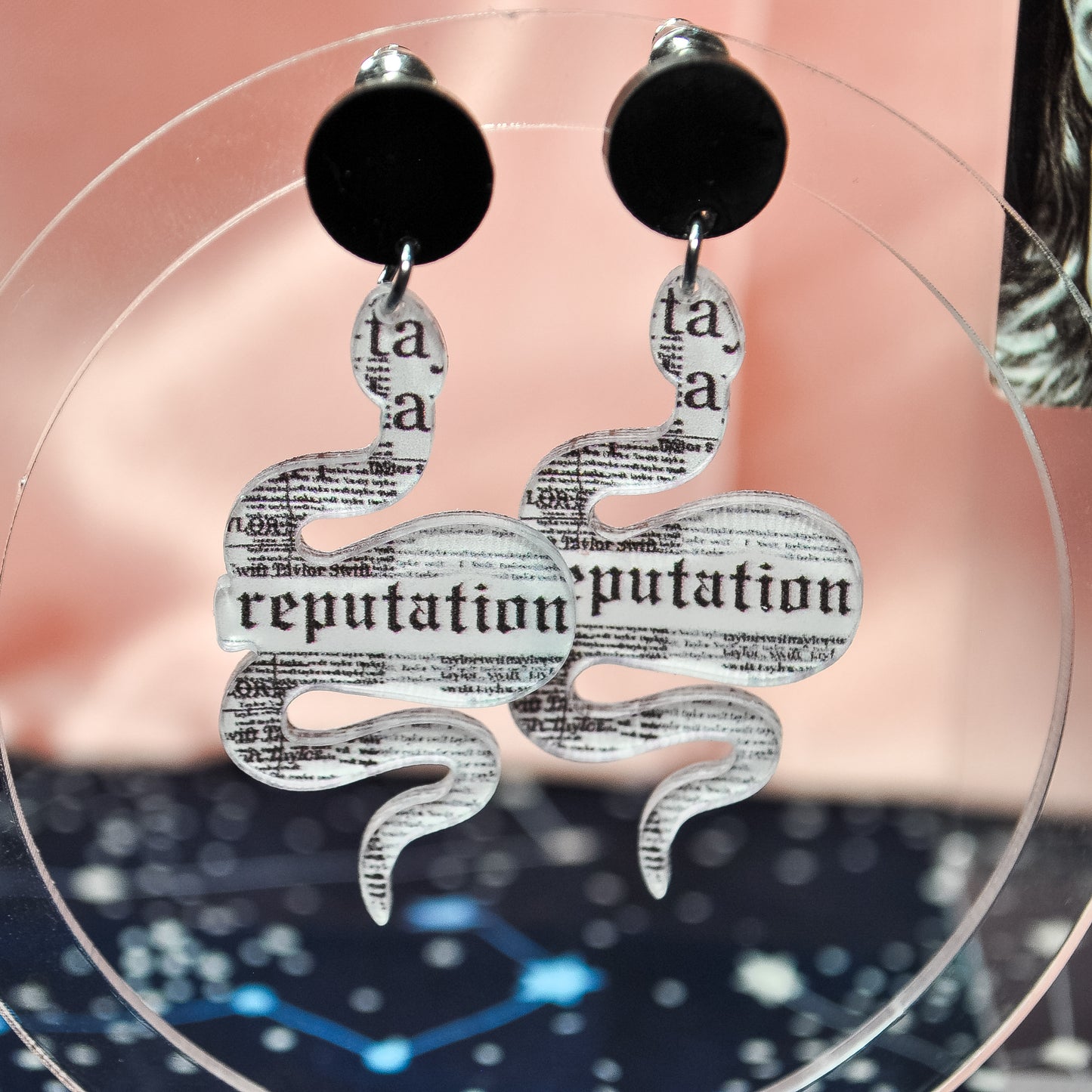 Reputation Acrylic Earrings