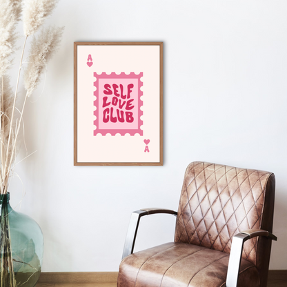 Self Love Stamp Ace Card Print