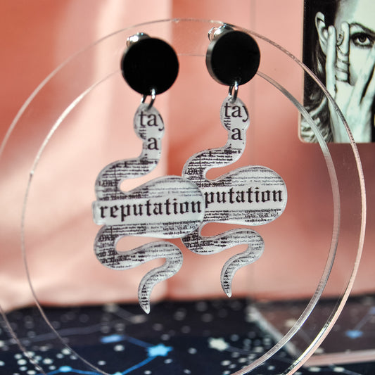 Reputation Acrylic Earrings