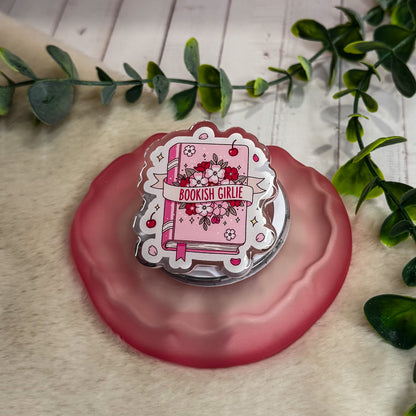 Bookish Girlie Magnetic Kindle Grip | MagSafe Kindle & Phone Grip