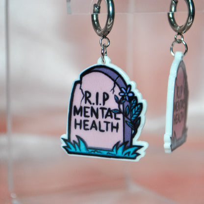 R.I.P Mental Health Earrings