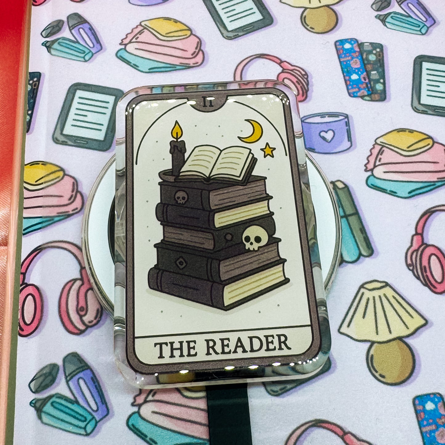 The Reader Tarot Kindle Phone Magnetic MagSafe Grip