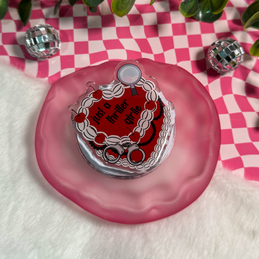 Just A Thriller Girlie Magnetic Kindle Grip | MagSafe Kindle & Phone Grip