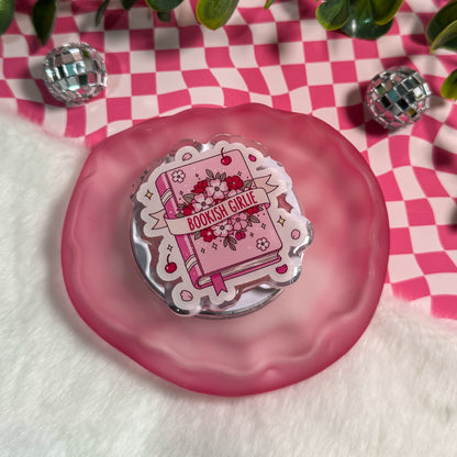 Bookish Girlie Magnetic Kindle Grip | MagSafe Kindle & Phone Grip