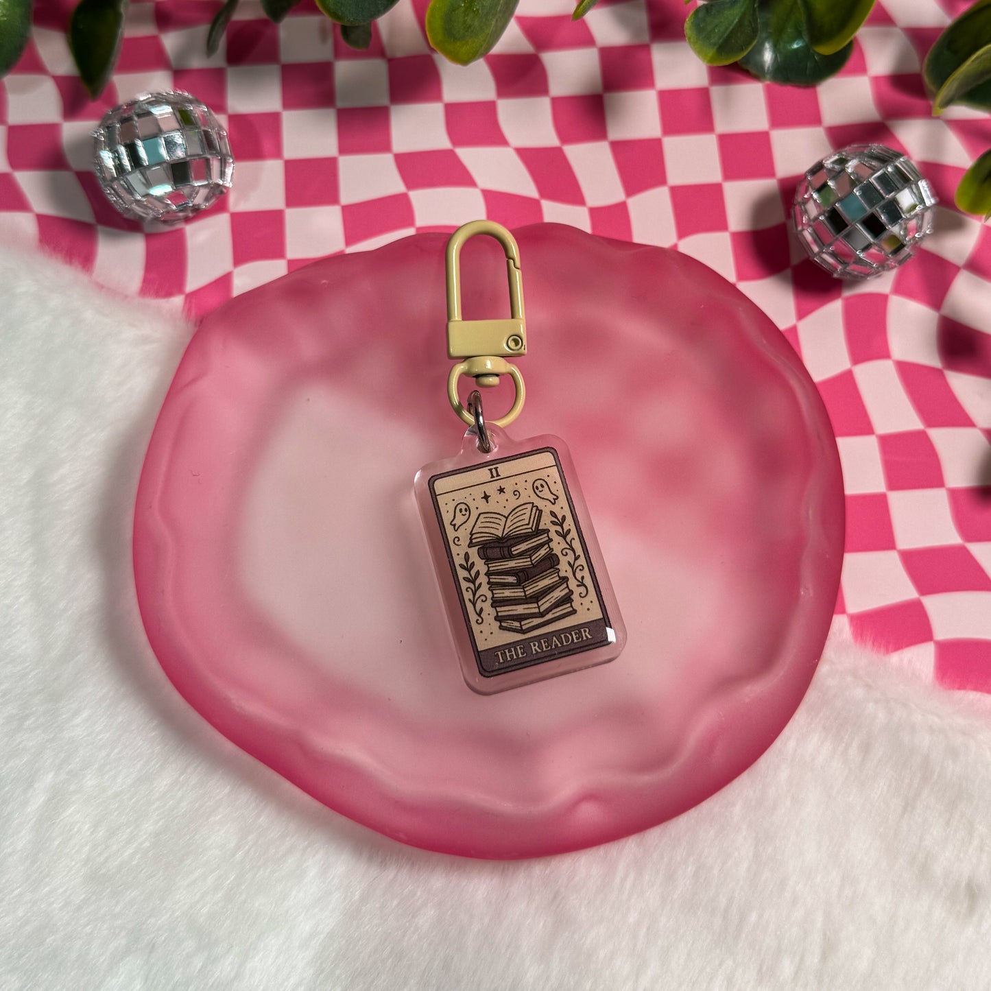 The Spooky Reader Tarot Keyring