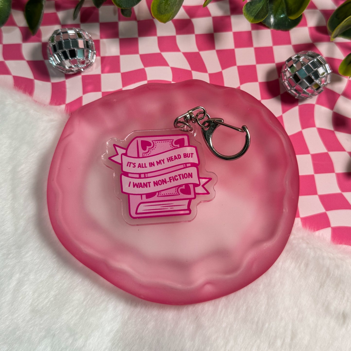 It’s All In My Head But I Want Non-fiction Keyring