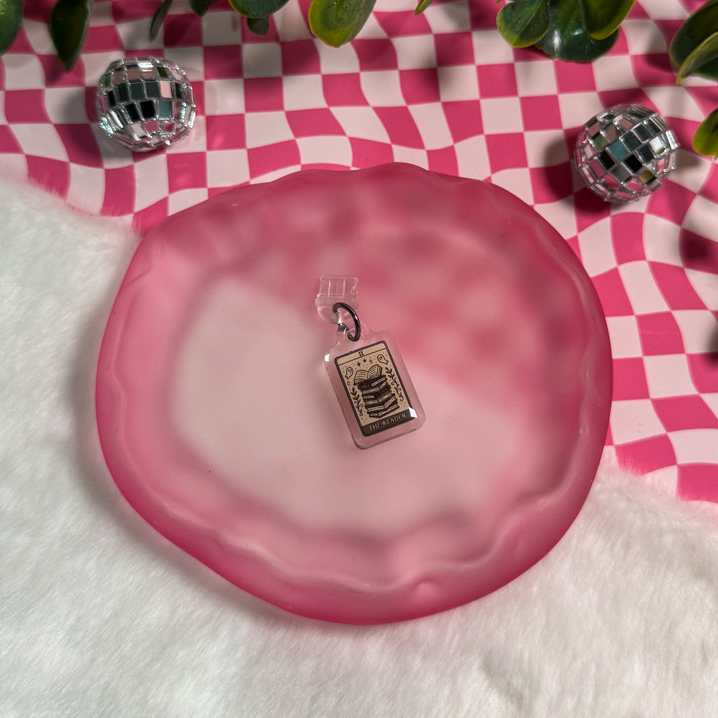 Spooky Reader Tarot Kindle Phone Charm