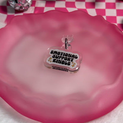Emotional Support Kindle Phone Charm