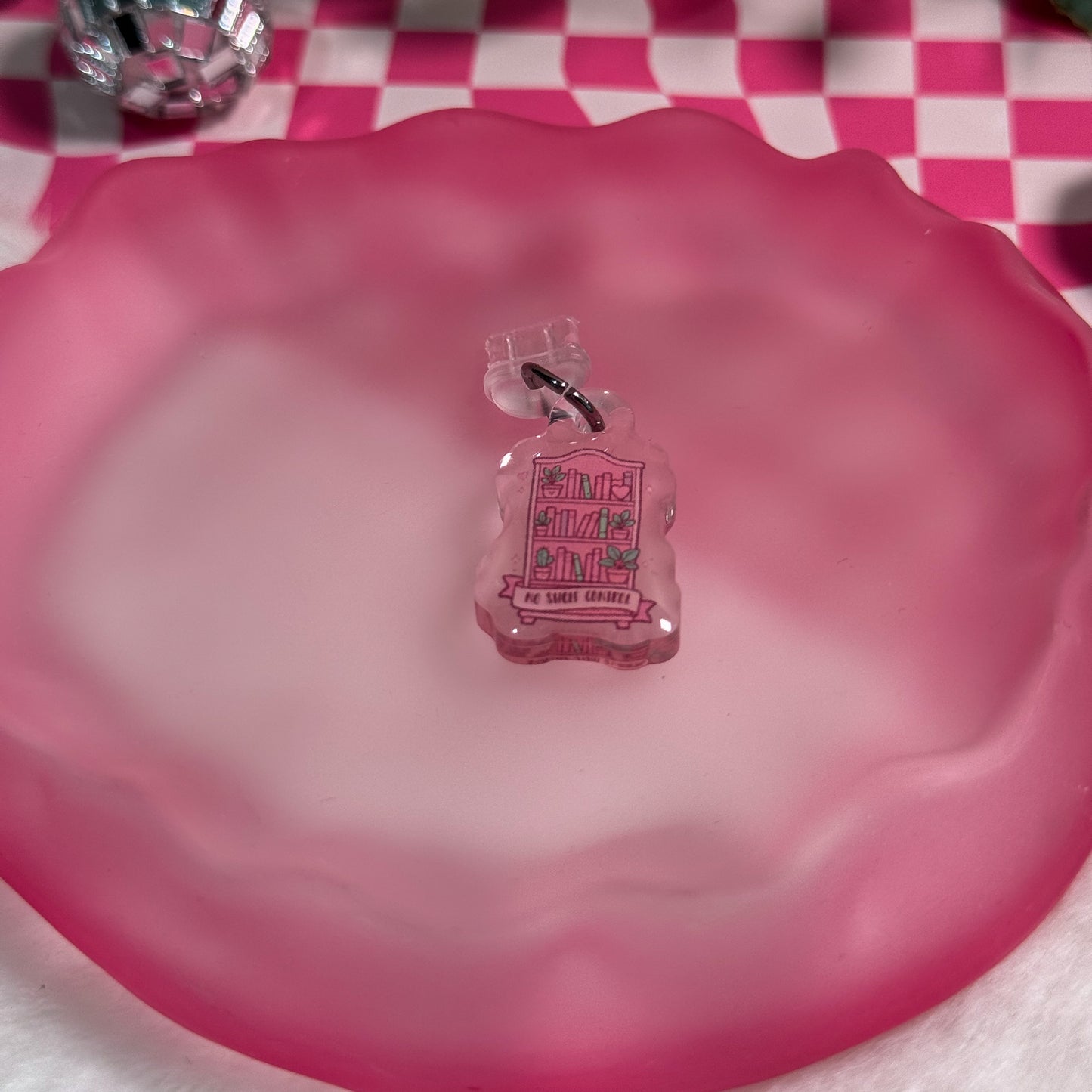 No Shelf Control Kindle Phone Charm