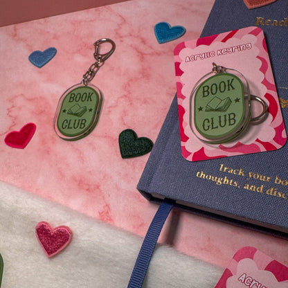 Book Club Keyring