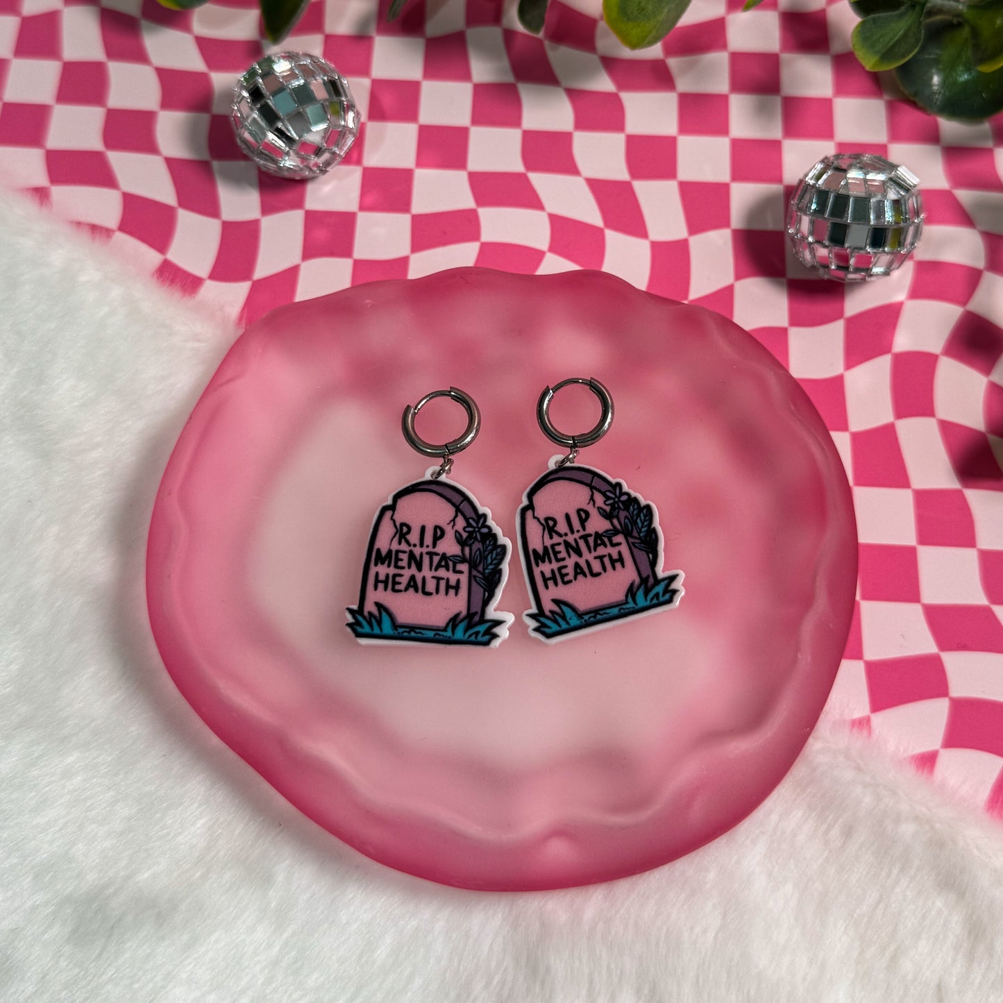 R.I.P Mental Health Earrings