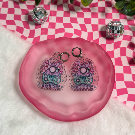 Goodbye Ouija Board Planchette Earrings