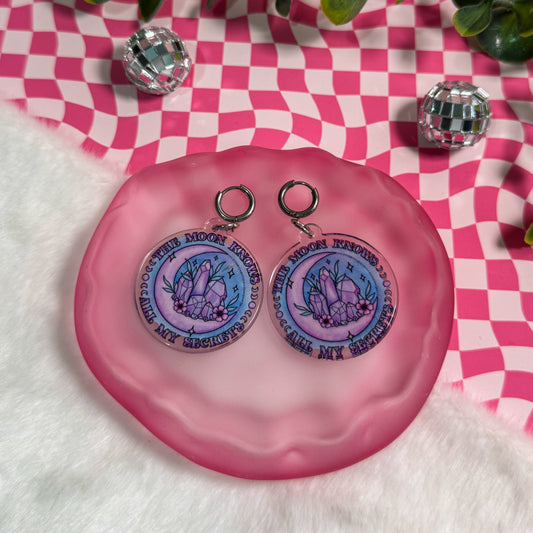 The Moon Knows All My Secrets Earrings