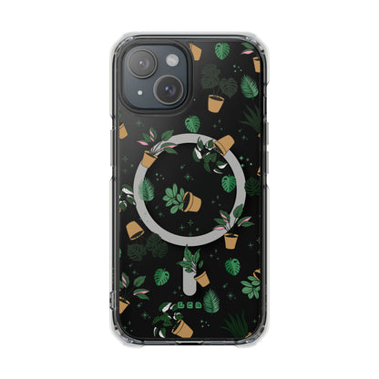 Botanical Plant Lover Clear MagSafe Impact Phone Case