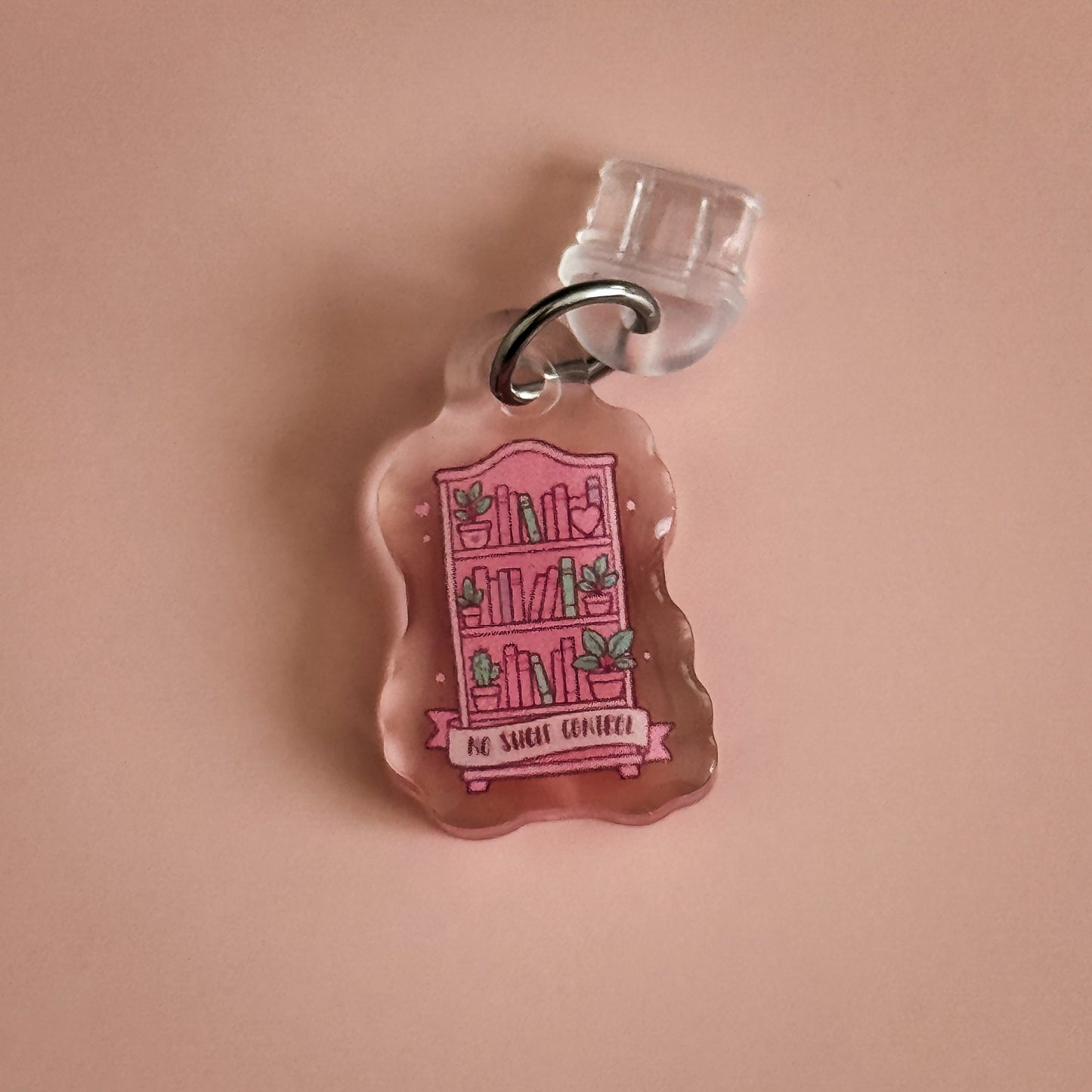 No Shelf Control Kindle Phone Charm