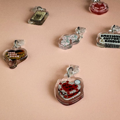 Just A Thriller Girlie Cake Kindle Phone Charm