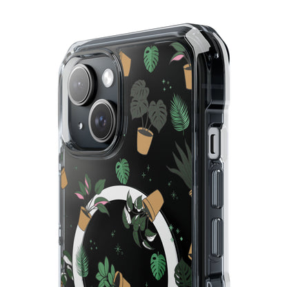 Botanical Plant Lover Clear MagSafe Impact Phone Case