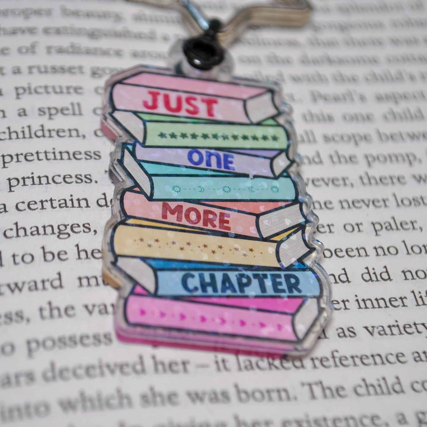 Just One More Chapter Keyring