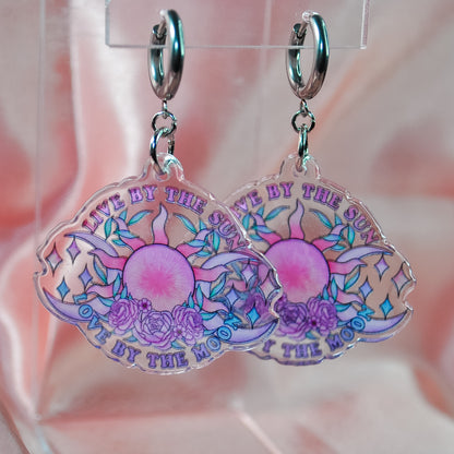 Live by the Sun, Love by the Moon Earrings