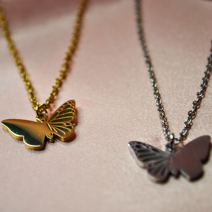 Hohle Split-Schmetterlings-Halskette