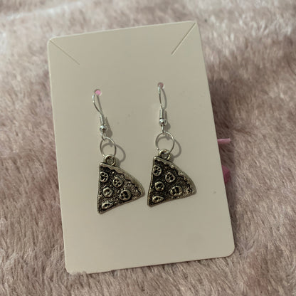 Fish Hook Earrings with Charm - Lxyclr Authentic