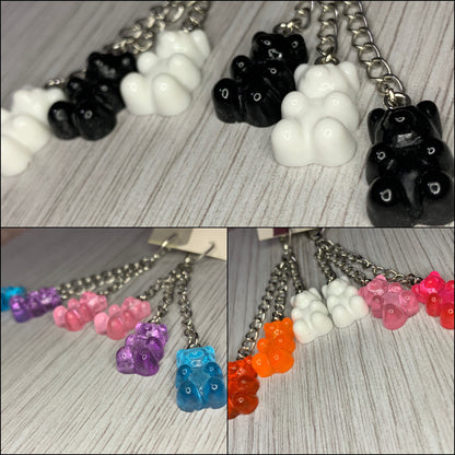 Gummy Bear Pride Flag Huggie Hoop Earrings - Lxyclr Authentic