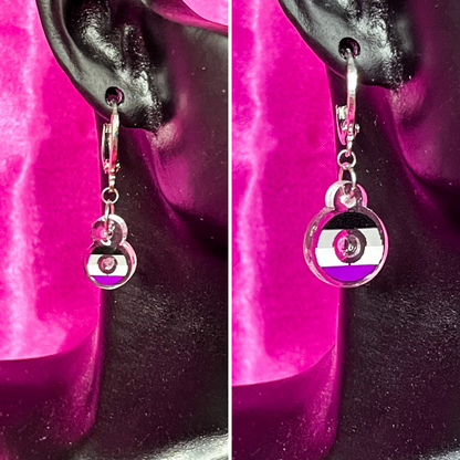 Asexual Pride Flag Inspired Earrings - Lxyclr Authentic