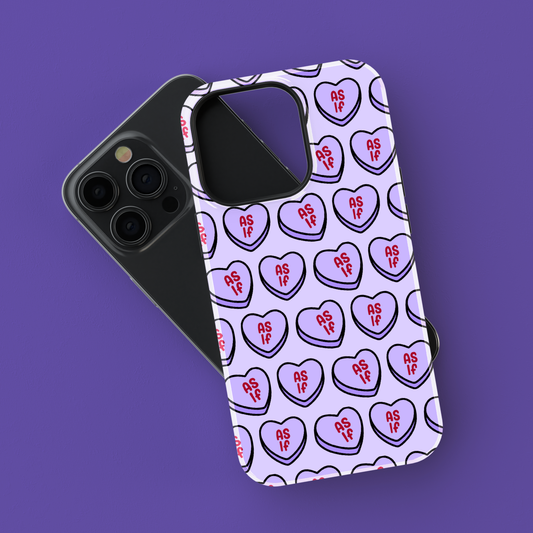 “As If” Loveheart Phone Case