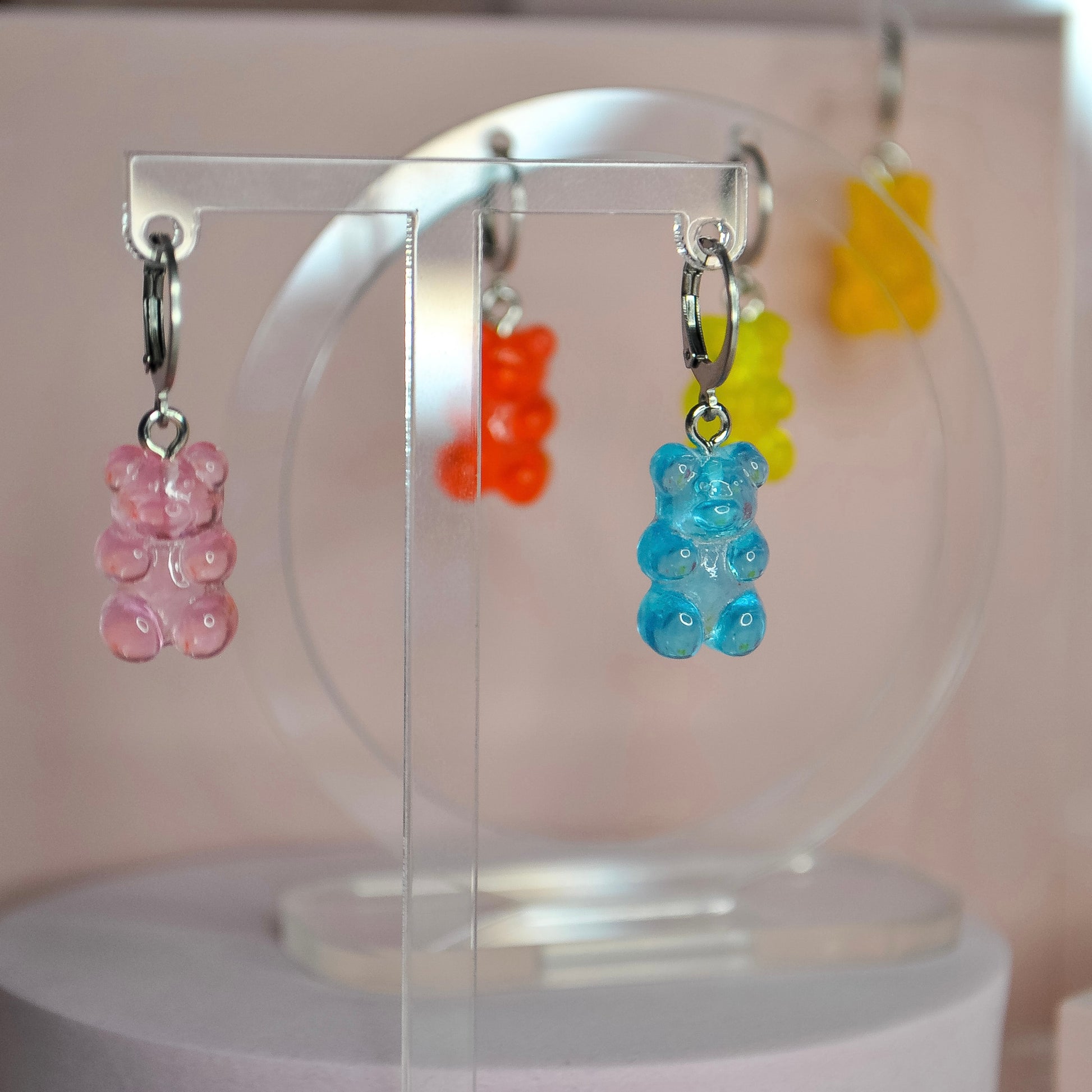 Gummy Bear Huggie Hoop Earrings - Lxyclr Authentic