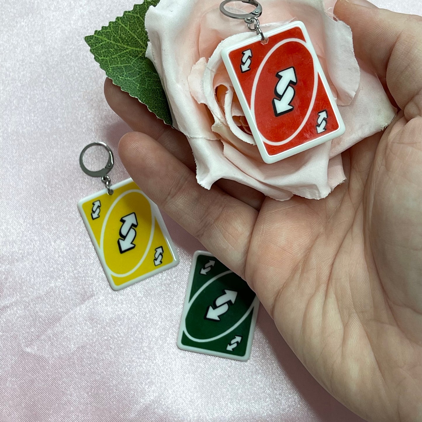 'Uno' Switch Card Earrings - Lxyclr Authentic