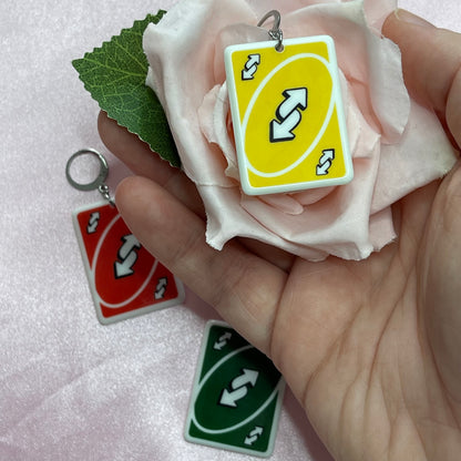 'Uno' Switch Card Earrings - Lxyclr Authentic