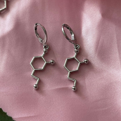 Serotonin Huggie Hoop Earrings - Lxyclr Authentic