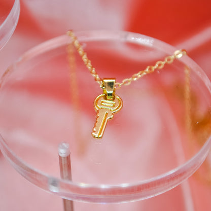 Schlüssel-Charme-Halskette