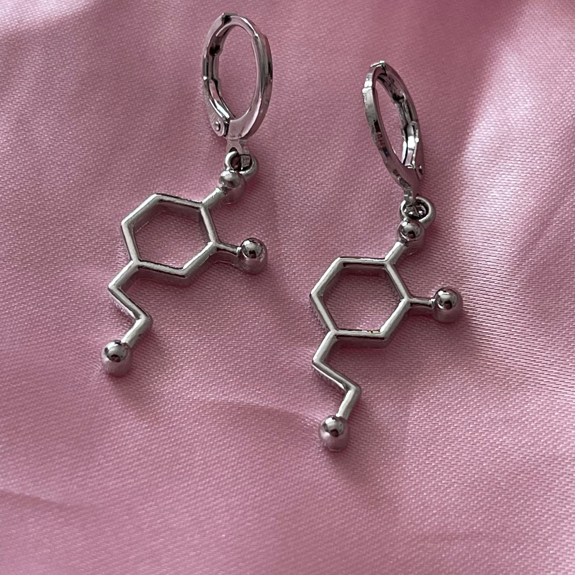 Serotonin Huggie Hoop Earrings - Lxyclr Authentic