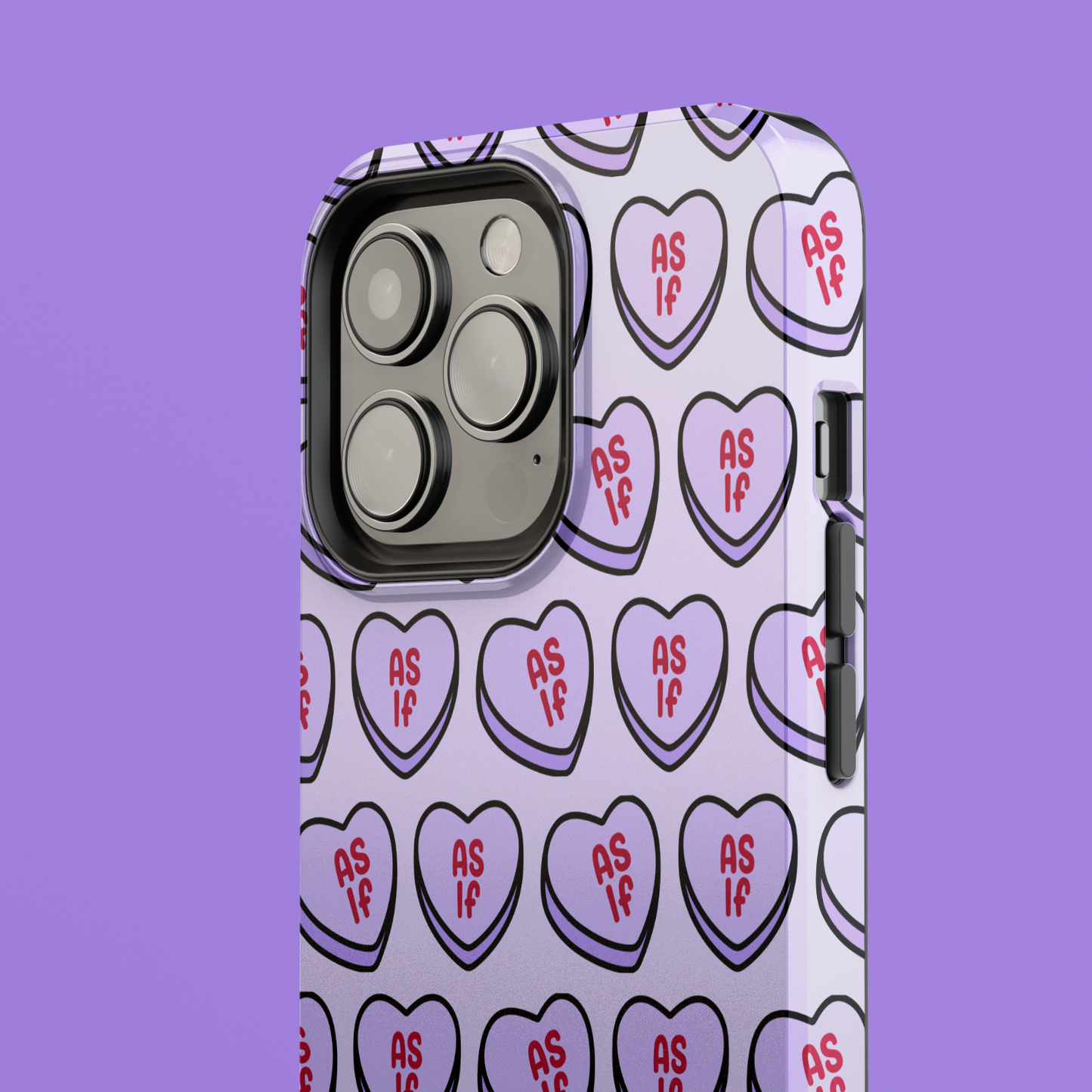 “As If” Loveheart Phone Case