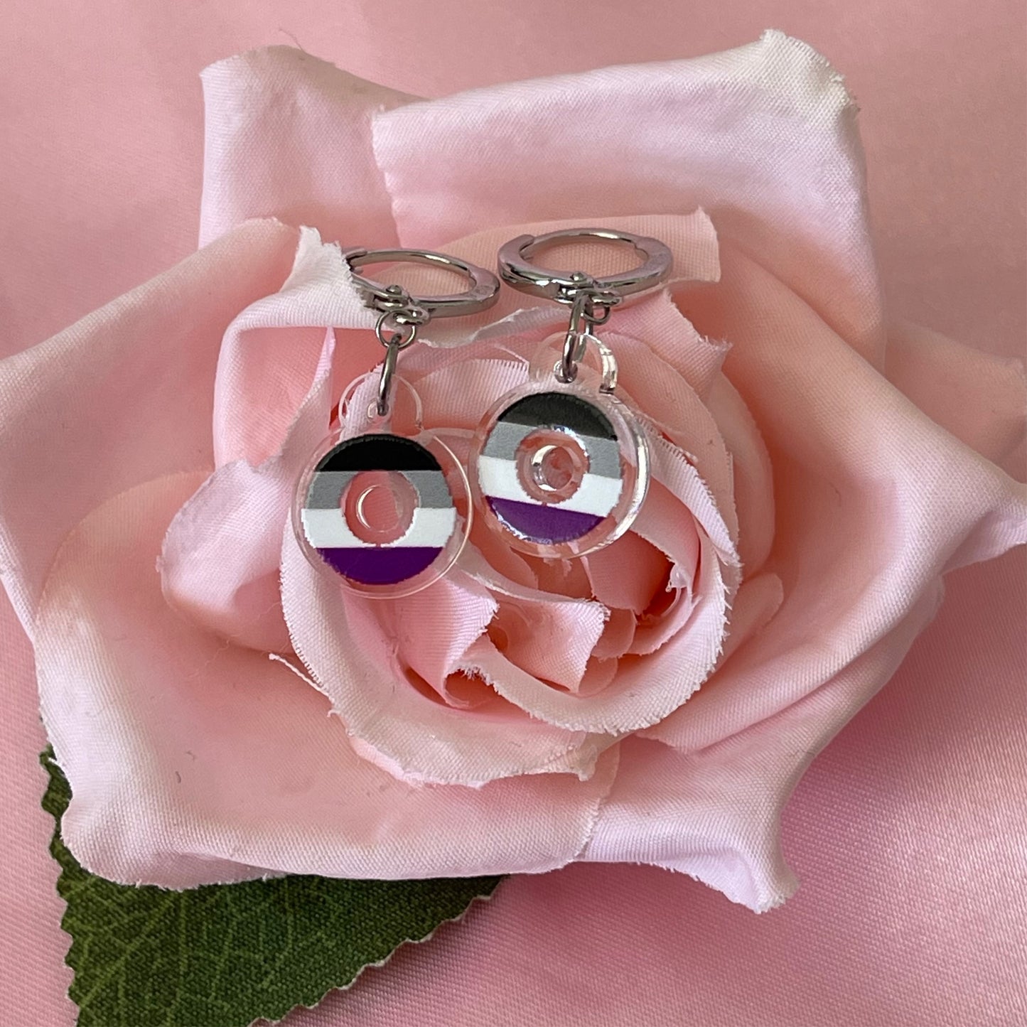 Asexual Pride Flag Inspired Earrings - Lxyclr Authentic