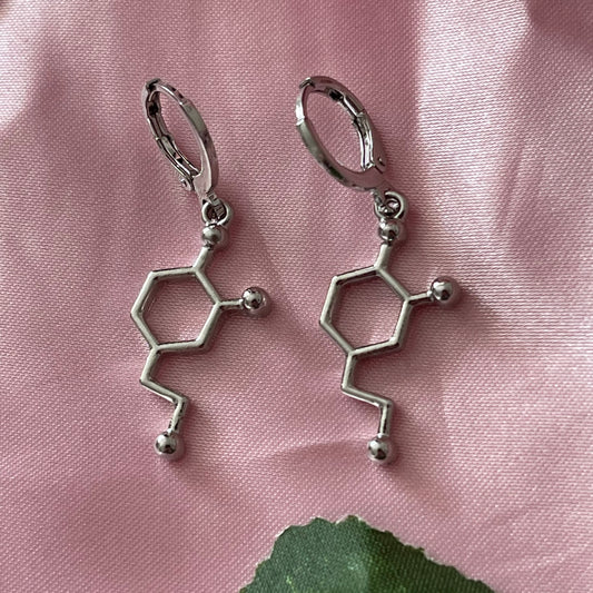 Serotonin Huggie Hoop Earrings - Lxyclr Authentic