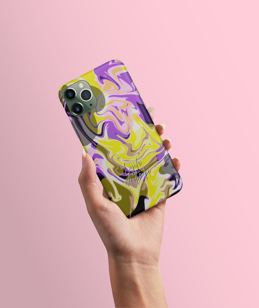 Abstract Non-Binary Phone Case - Lxyclr Authentic