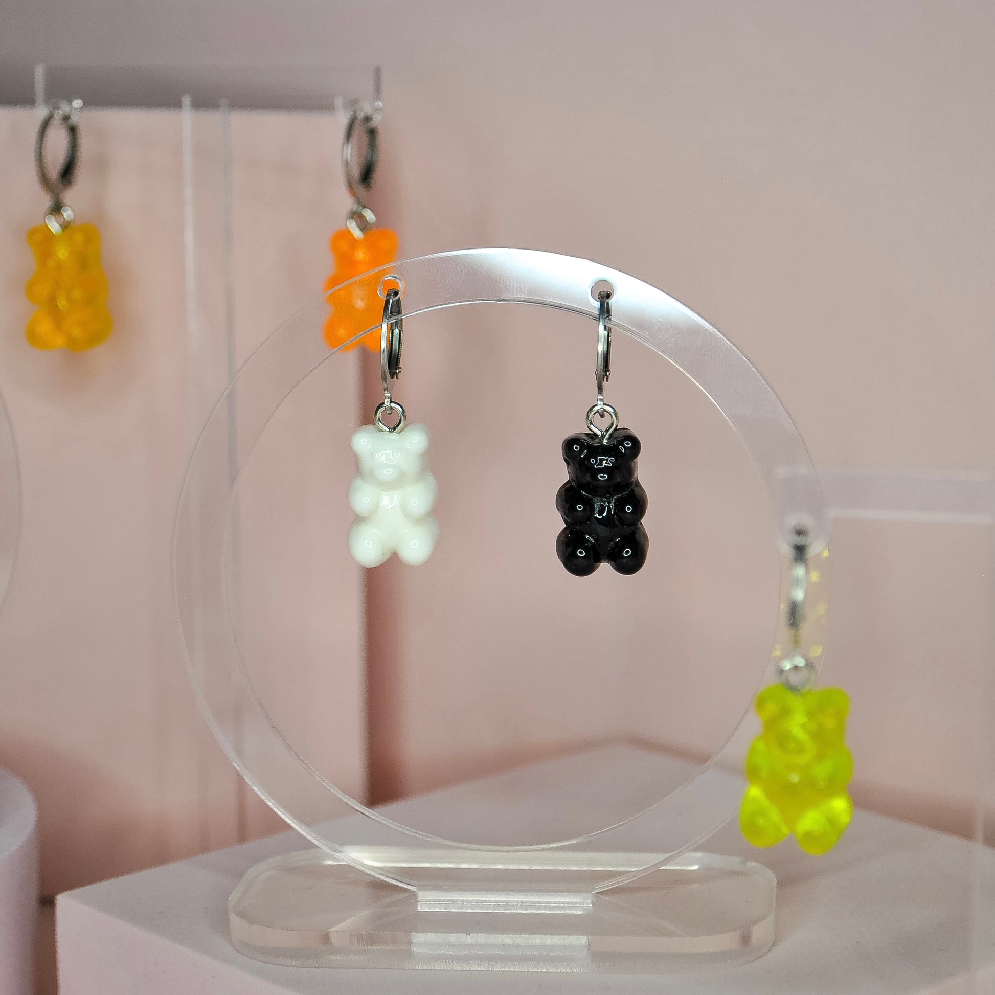 Gummy Bear Huggie Hoop Earrings - Lxyclr Authentic
