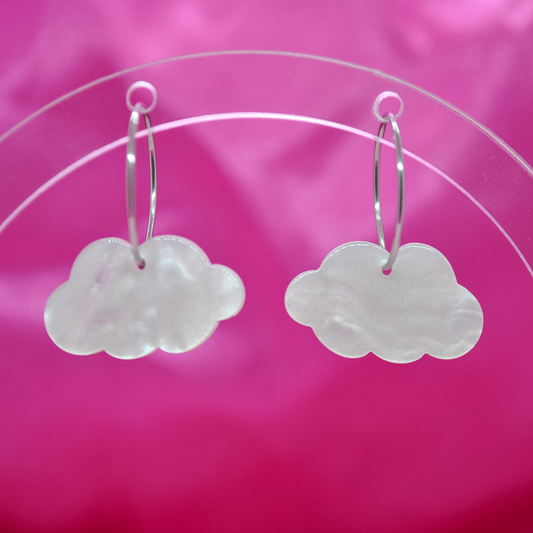Shell Cloud Earrings